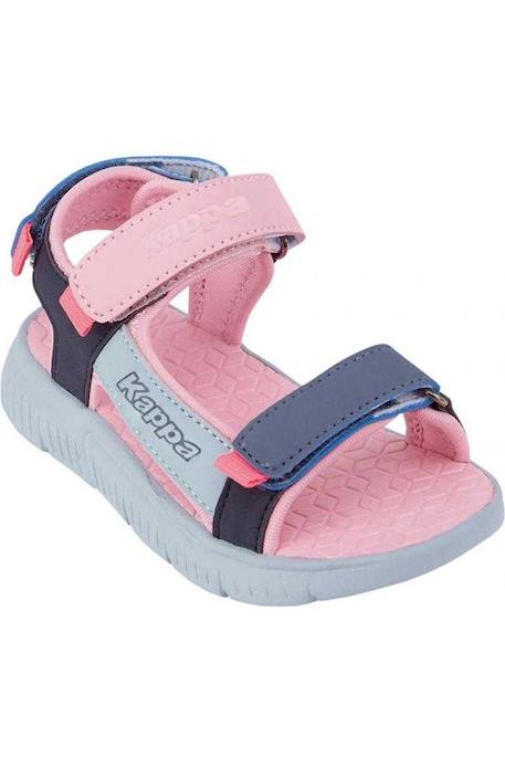 Sandales enfant kana Noir / bleu / vert+Rose / gris 7 - vertbaudet enfant 