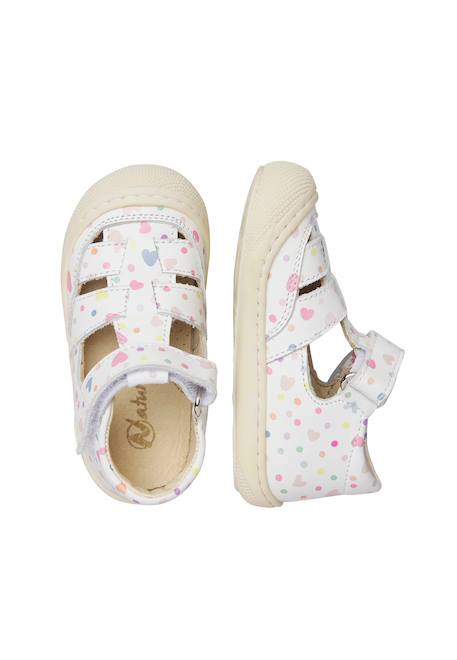 Sandales en cuir wad Blanc- 4 - vertbaudet enfant 