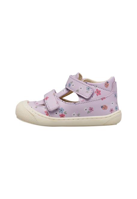 Sandales semi puffy Blanc crème-+Lilas- 8 - vertbaudet enfant 
