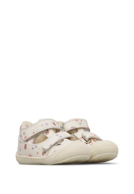 Sandales semi puffy Blanc crème-+Lilas- 2 - vertbaudet enfant 
