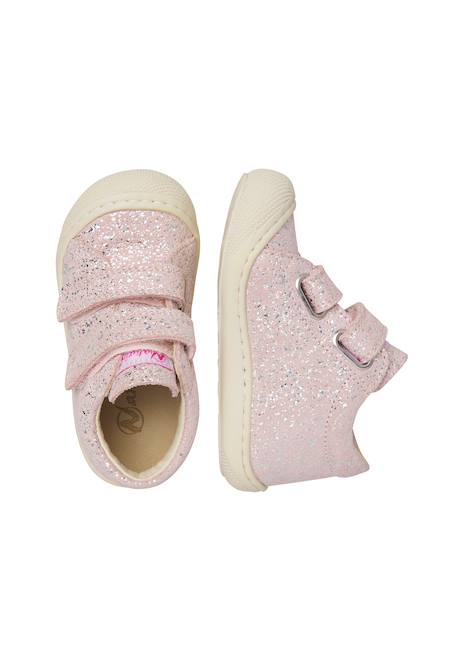 Chaussures en suede avec paillettes cocoon vl Platine-+Rose- 9 - vertbaudet enfant 