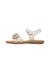 Sandales en cuir nindy Blanc crème+Cognac- 3 - vertbaudet enfant 