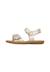 Sandales en cuir nindy Platine- 3 - vertbaudet enfant 