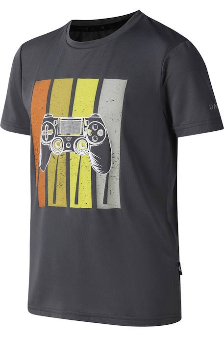 T-shirt motif/style manette amuse Anthracite 3 - vertbaudet enfant 