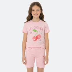 Ensemble fille t-shirt manches courtes et bermuda  - vertbaudet enfant