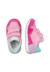 Sneakers en cuir et tissu sammy 3 vl. Beige-vert+Bleu foncé-orange+Céleste-jaune+Fuchsia-vert+Gris-bleu+Rose-fuchsia+Rose-jaune+Rouge-vert+Sage-rose 29 - vertbaudet enfant 