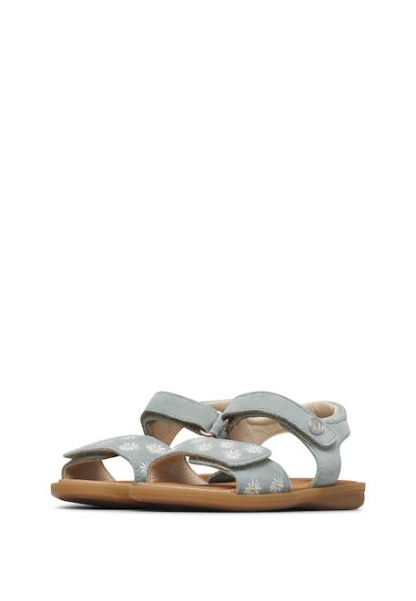 Sandales en daim melibu Rose-+Sage- 10 - vertbaudet enfant 