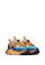 Sneakers en simili cuir et tissu technique yamano 3 junior. Marine-orange 2 - vertbaudet enfant 