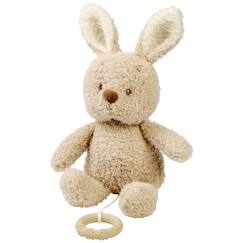 Jouet-Peluche musicale lapin en tissu doux avec mélodie intégrée