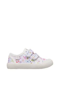 Chaussures-Chaussures bébé 17-26-Marche fille 19-26-Baskets en tissu avec fermeture scratch summer vl.