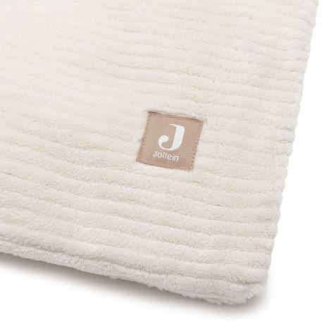 Tapis de parc bébé réversible et matelassé en velours et polaire Ecru 4 - vertbaudet enfant 