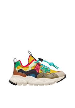 Chaussures-Sneakers en simili cuir et tissu technique yamano 3 junior.