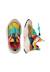 Sneakers en simili cuir et tissu technique yamano 3 junior. Marron-jaune 4 - vertbaudet enfant 