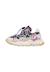 Sneakers en simili cuir et tissu technique raikiri junior. Beige-rose 3 - vertbaudet enfant 