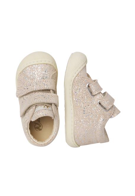 Chaussures en suede avec paillettes cocoon vl Platine-+Rose- 4 - vertbaudet enfant 