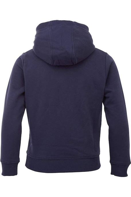 Sweat à capuche motif/style logo taino Bleu marine+Gris+Noir 2 - vertbaudet enfant 