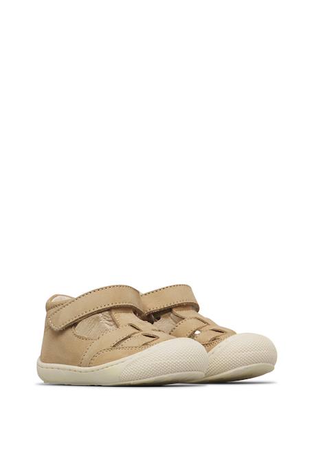 Sandales en cuir wad Beige 2 - vertbaudet enfant 