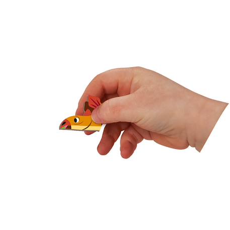 Magneti'book dinosaures, 40 magnets Orange / gris 5 - vertbaudet enfant 