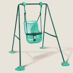 Jouet-Jeux de plein air-Balançoire bébé en métal 1 agrès