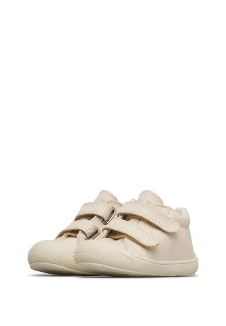 Chaussures en tissu avec paillettes cocoon vl Blanc-+Rose- 5 - vertbaudet enfant 