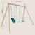Set balançoires et siège bébé pour portique en bois lilly Vert 2 - vertbaudet enfant 