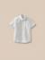 Chemisette oxford garçon - collection fêtes et mariage Blanc clair uni 1 - vertbaudet enfant 