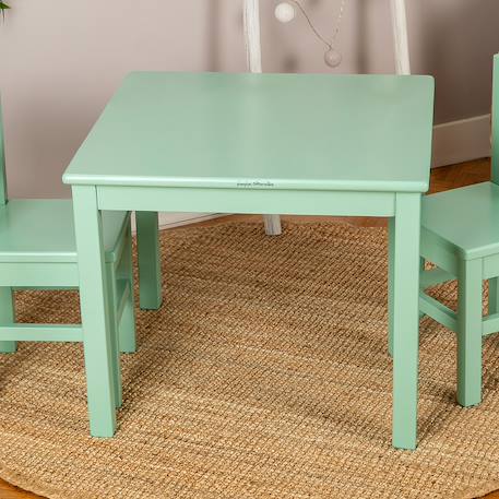 Ensemble table et chaises enfant  4-7 ans Vert sauge 4 - vertbaudet enfant 