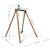 Portique simple une place en bois rond hanna Marron 5 - vertbaudet enfant 