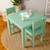Ensemble table et chaises enfant  4-7 ans Vert sauge 5 - vertbaudet enfant 