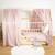 Ciel de lit cabane en gaze de coton duo 390 cm Beige+Blanc+Bleu+Camel+Écru+Gris+Marron+Pêche+Rose+Terracotta+Vert 46 - vertbaudet enfant 