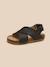 Sandales à brides garçon en cuir Navy noir 2 - vertbaudet enfant 