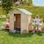 Cabane en bois enfant cuisine et table blanche Marron 1 - vertbaudet enfant 
