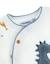 Pyjama dinosaure en velours Blanc 4 - vertbaudet enfant 