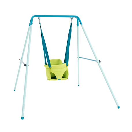Portique fauteuil bébé pliant  métal h129cm Bleu - vert 2 - vertbaudet enfant 
