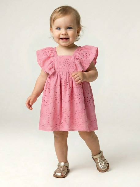 Bébé-Robe bébé fille broderie anglaise