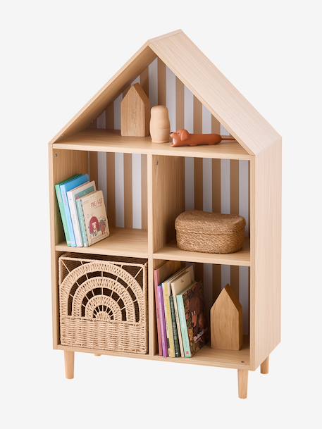 Meuble à cases maison bois 2 - vertbaudet enfant 