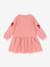 Robe sweat évasée blanc+rose 6 - vertbaudet enfant 
