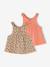 Lot 2 débardeurs coton bio corail 1 - vertbaudet enfant 