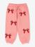 Pantalon de survêtement nœuds rose 1 - vertbaudet enfant 