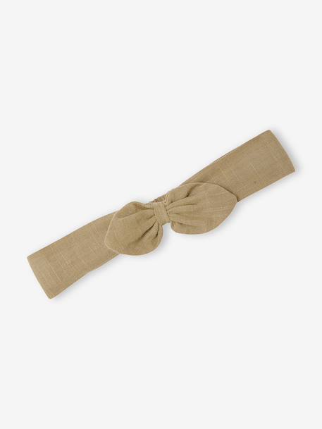 Ensemble bébé fille 3 pièces coton kaki 5 - vertbaudet enfant 