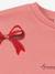 Sweat col rond blanc+rose 8 - vertbaudet enfant 