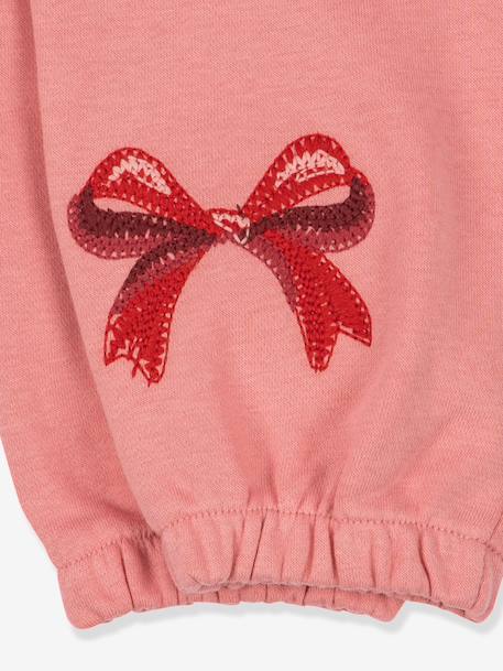 Pantalon de survêtement nœuds rose 4 - vertbaudet enfant 
