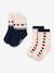 Chaussettes cœurs blanc 1 - vertbaudet enfant 