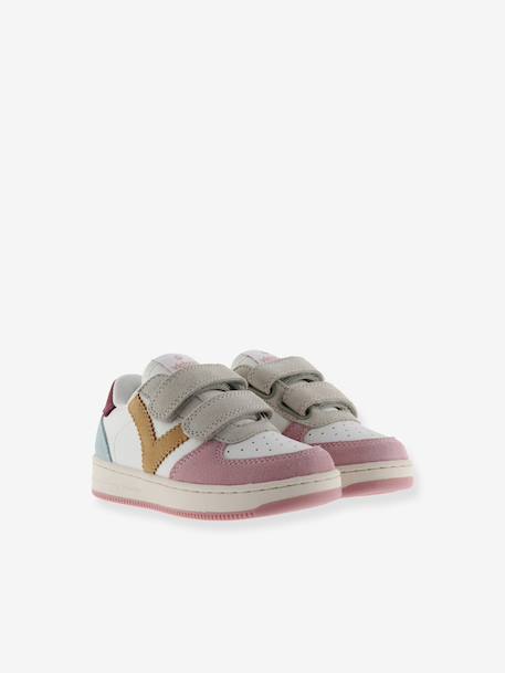 Baskets enfant Tiempo Tiras Serraje Multicolor bleu jean+rose 5 - vertbaudet enfant 