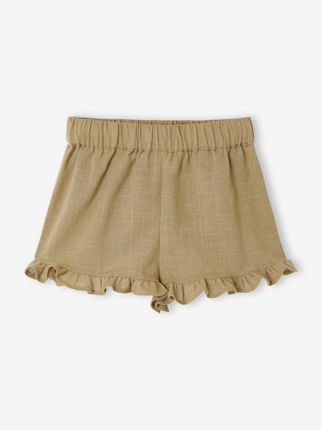 Ensemble bébé fille 3 pièces coton kaki 4 - vertbaudet enfant 