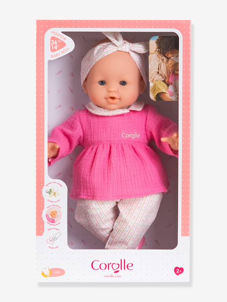 Poupon Lise Tulipes 36 cm rose 1 - vertbaudet enfant 