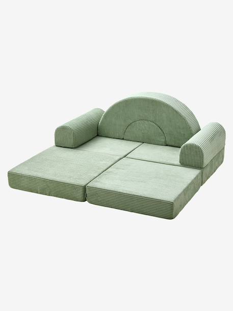 Canapé mousse modulable vert 4 - vertbaudet enfant 