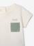 Ensemble short t-shirt à personnaliser noisette+vert sauge 15 - vertbaudet enfant 