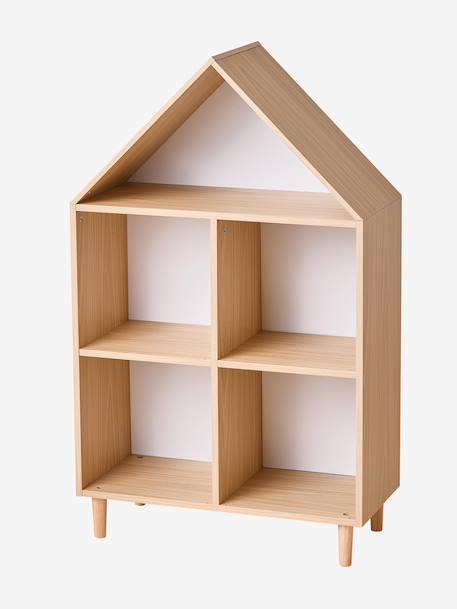 Meuble à cases maison bois 3 - vertbaudet enfant 