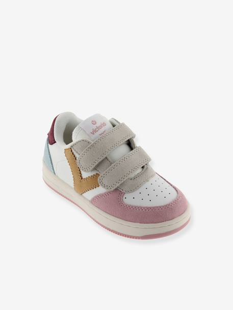 Baskets enfant Tiempo Tiras Serraje Multicolor bleu jean+rose 6 - vertbaudet enfant 